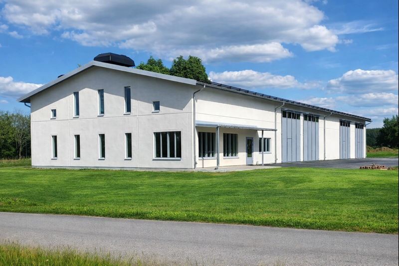 Maskinhall Kinna Församling BJELKENFORS BYGG AB MD media Skene